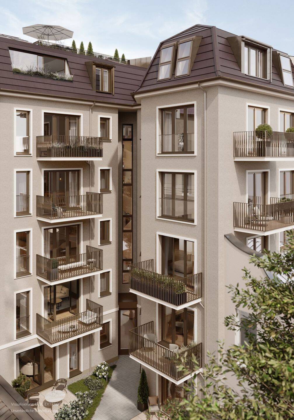 Exklusive 2-Zimmer-Wohnung mit zwei Balkonen