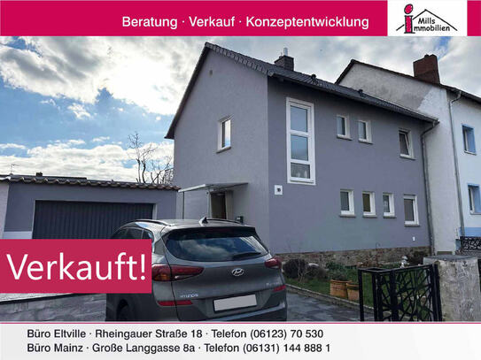 Top saniertes Einfamilienhaus mit Balkon und großem Garten in ruhiger Lage