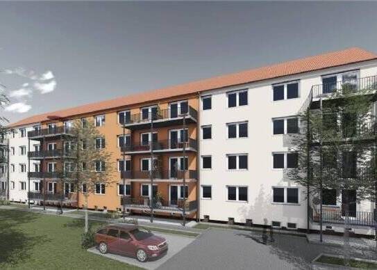 2-Raum Wohnung mit Balkon und Pkw-Stellplatz