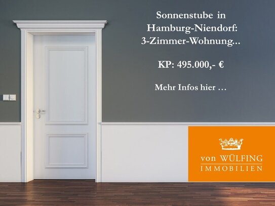 Sonnenstube in Hamburg-Niendorf: 3-Zimmer-Wohnung...