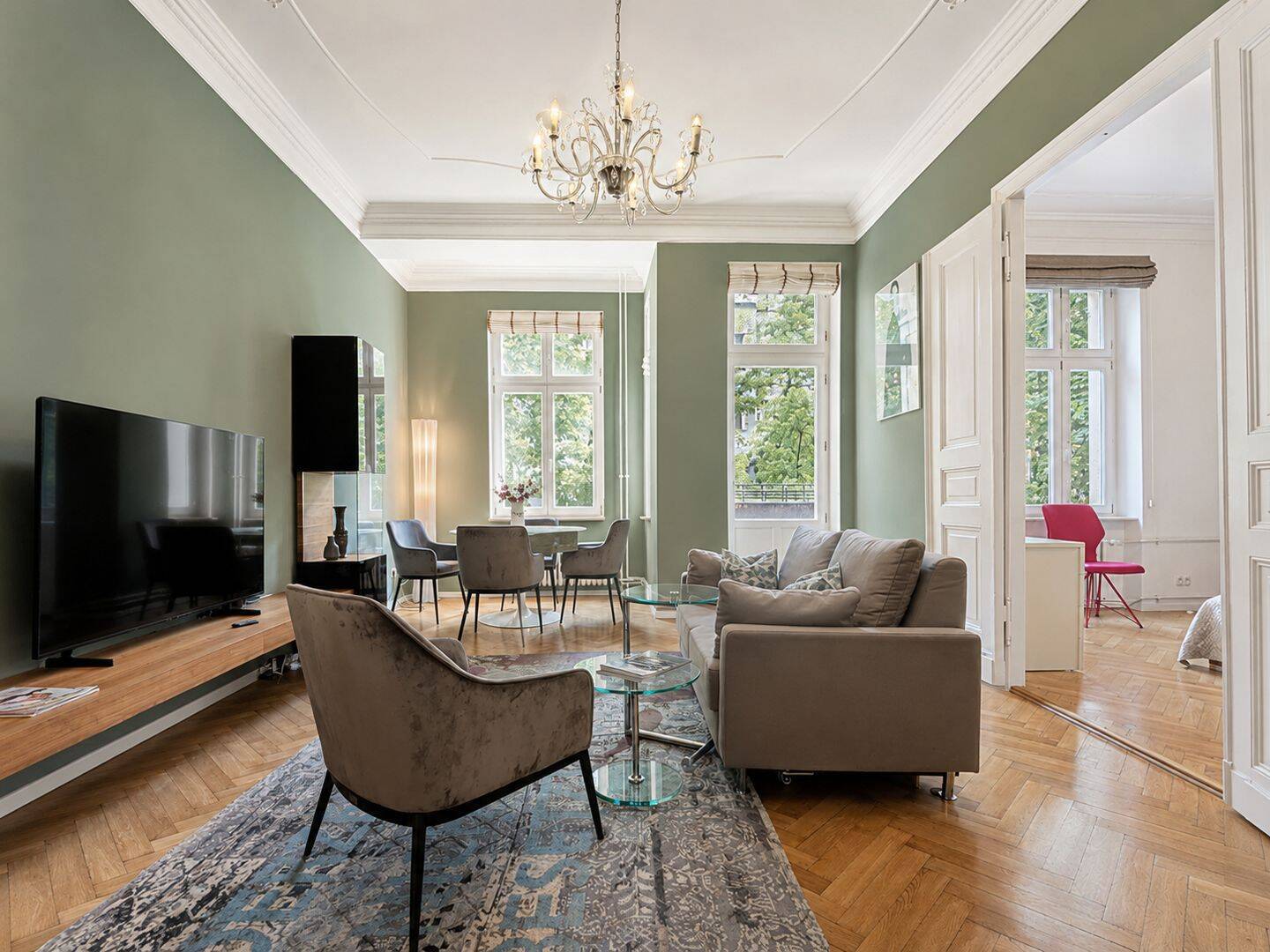 Hochwertige Altbauwohnung mit Designinterieur am Schloss Charlottenburg - Photo 1