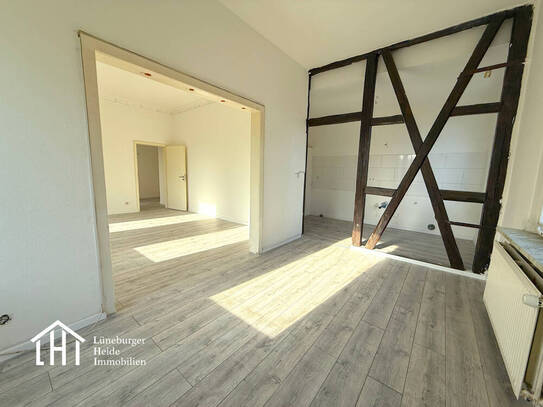 Charmante 3-Zimmer-Wohnung mit Fachwerkoptik in zentraler Lage von Ebstorf!
