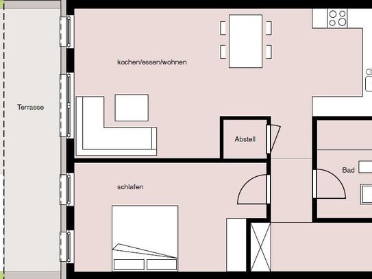 Moderne 2-Zimmer Etagenwohnung in Schlitz (Wohnung 1.2)