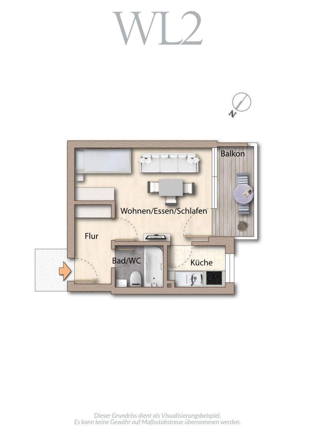 Kapitalanlage! Vermietetes Apartment mit Balkon! AFA bis zu 3,70 %!