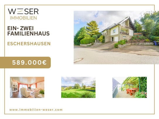 Exklusives Ein- bis Zweifamilienhaus mit unverbaubarem Panoramablick - Ihr Traumdomizil !