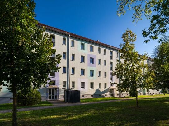 Aufgepasst! 3-Raum-Erdgeschosswohnung mit Balkon in Merseburg Nord