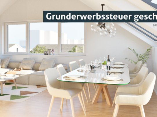 GANZ OBEN: Atemberaubende 3 Zimmer mit Dachterrasse + Loggia - Renningen direkt