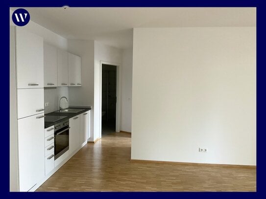 2-Zimmer-Terrassenwohnung, Neubau, guter Schnitt, Einbauküche, Parkett, Abstellraum, Duschbad