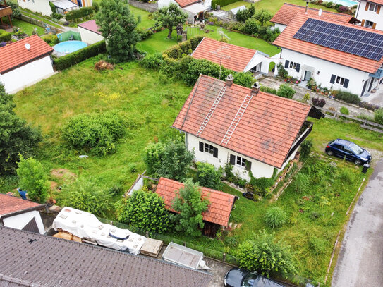 Sonniges Grundstück mit Altbestand in ruhiger Wohnlage von Peißenberg