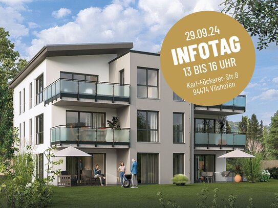 *NEUBAU* mit Dachterrasse - 4-Zimmer-Wohnung in Vilshofen