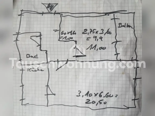 [TAUSCHWOHNUNG] Geräumige 2 Zimmer Wohnung in Schöneberg mit Balkon