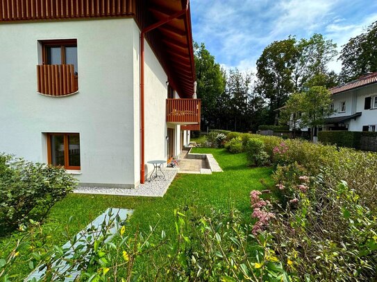 Helle Gartenwohnung - barrierefrei - in fußläufiger Entfernung zum See