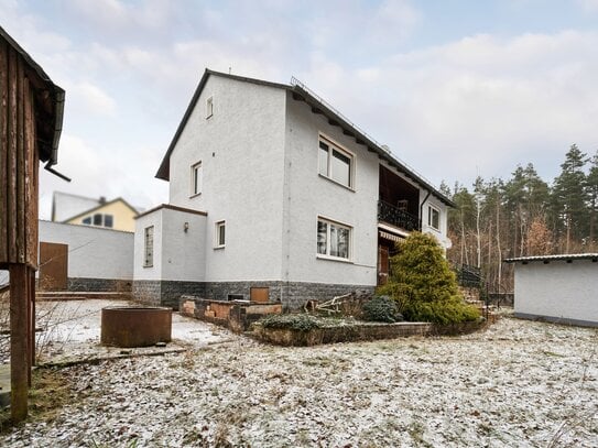 Charmantes Einfamilienhaus am Waldrand in Schwarzenbach mit Potenzial zur individuellen Gestaltung