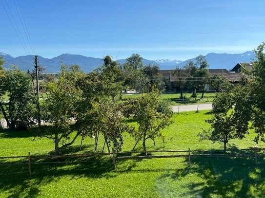 Landlust - Oberriedern - 5 - Zimmerwohnung mit Blick in die Berge