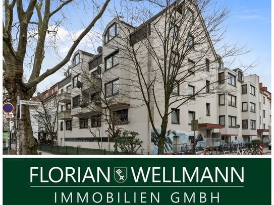 Bremen - Fesenfeld | Gut geschnittene und solide ausgestattete 2-Zimmer-Wohnung mit Balkon und Pkw-Tiefgaragenstellplat…