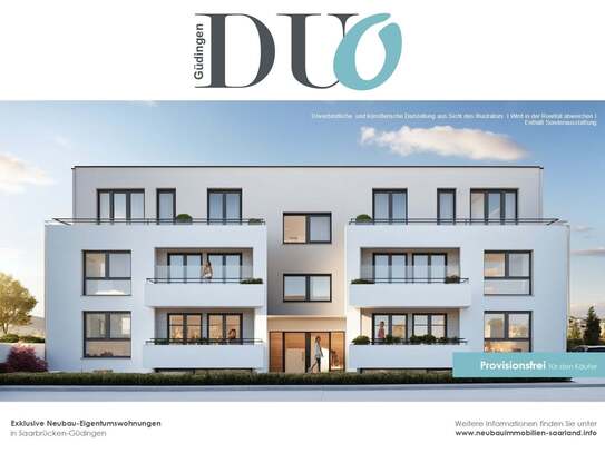 **** DUO Saarbrücken-Güdingen **** Moderne Neubau-Eigentumswohungen in ruhiger Lage