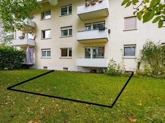 +++ Leerstehende Zweizimmerwohnung mit Gartenanteil in toller Lage von Zähringen +++