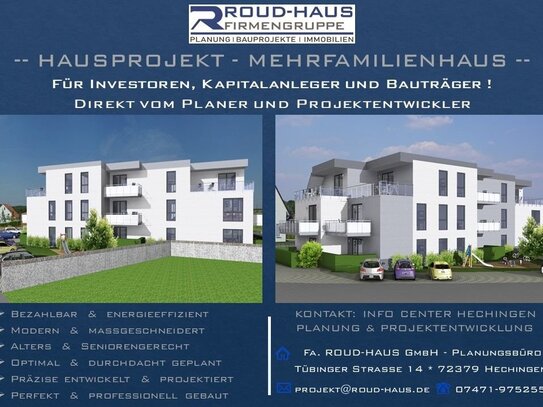 + EXKLUSIVES MEHRFAMILIENHAUS-PROJEKT! +