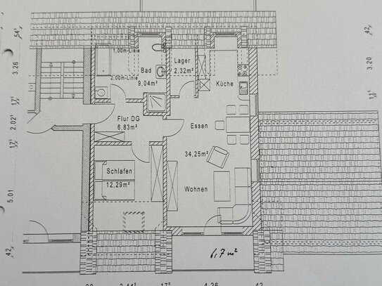 2 Zimmer Wohnung mit Balkon