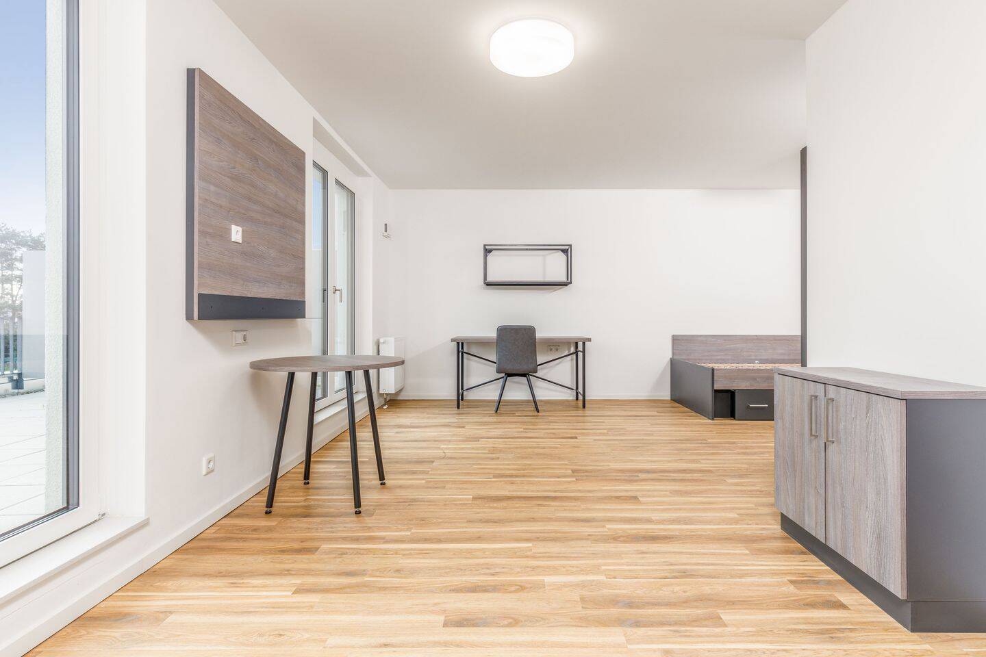 Willkommen in Ihrer voll möblierten Singlewohnung! Warmmiete inkl. Strom und Internet! - Foto 1