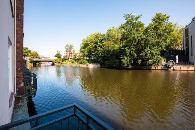 Direkt am Fleet: 3-Zi-Maisonette-ETW mit Balkon, Erstbezug nach Sanierung!