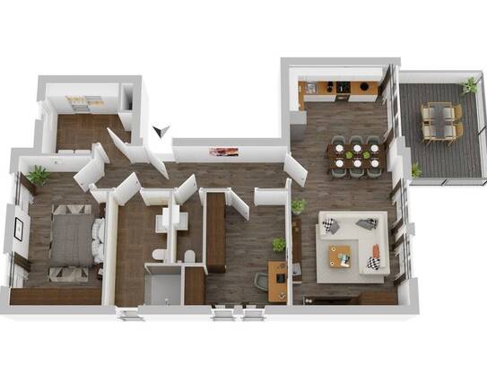 Wohnglück in Bad Bentheim - 3-Zimmer Neubauwohnung mit ca. 86m²