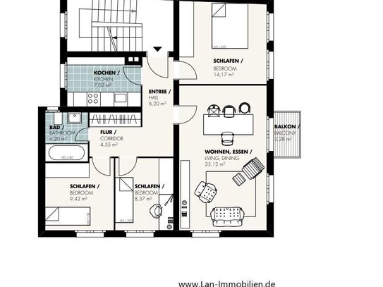 Vermietete Wohnung zentral in Berlin-Spandau *3.100,00EUR / m²*