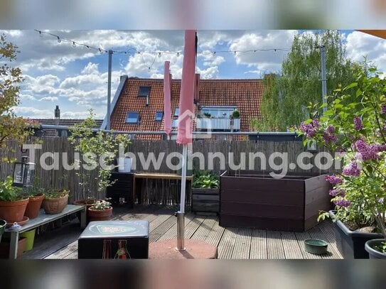 [TAUSCHWOHNUNG] 4 Zi. Sülz zentrale DG-Wohnung gegen 4+ Zi mit Garten