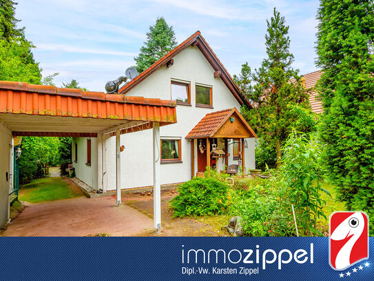 Modernes EFH in Eggersdorf: 493 m² Grst., Bj. 1994 mit 4 Zi., 89m² Wfl., Carport, Garage