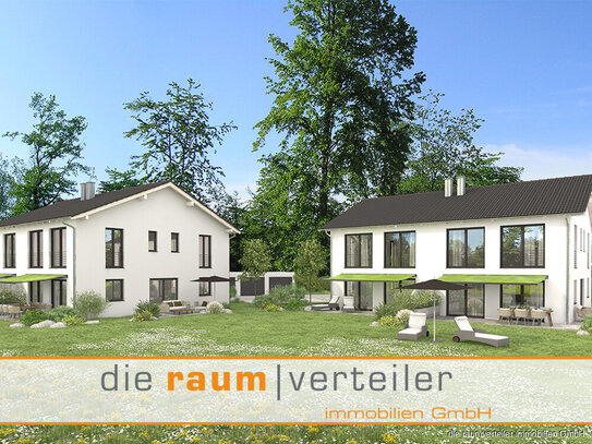 Neubau DHH in Bruckmühl, 4 Zimmer + 1, Südgarten, 255 qm Grd., Baubeginn Jan. 2025, Bezug Dez. 2025