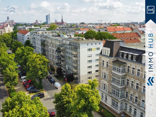 ++ Traumhafte Lage, Loggia, Aufzug! Charmante 2-Zimmer Wohnung in der Südvorstadt ++