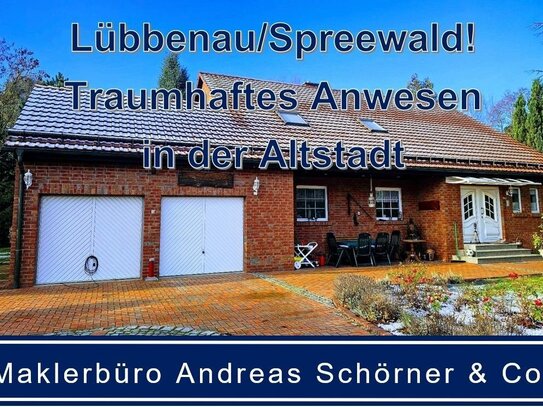 Lübbenau/Spreewald - Altstadt - Großes Anwesen in bester Lage, direkt am Wasser!