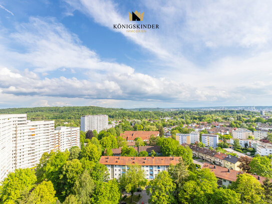 Gepflegte 2,5-Zimmer-Wohnung mit Weitblick und TG-Stellplatz inklusive!