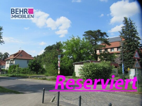 RESERVIERT!!! Baugrundstück in Eberswalde Stadtteil Westend