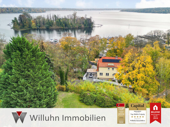 Villa mit Wannseeblick - Kamin, Garten, Bootsanleger u.v.m.