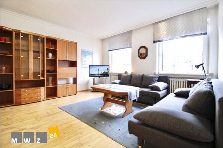 Komplett Möbliert/Furnished Accommodation in: Stadtmitte. Neu eingerichtete 2 Zimmer Wohnung in