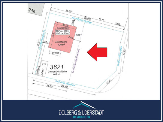 Attraktives ca. 446 qm Baugrundstück für ein Einfamilienhaus in zentraler Lage von Duvenstedt