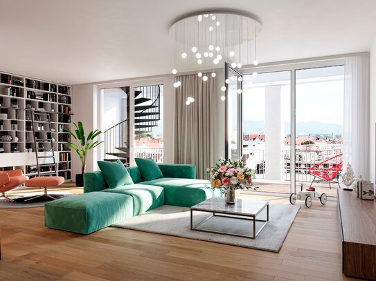 Großzügiges Penthouse mit Dachgarten