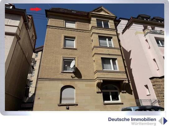 Schicke 2 Zimmer DG Wohnung (4.OG) in Stuttgart- West