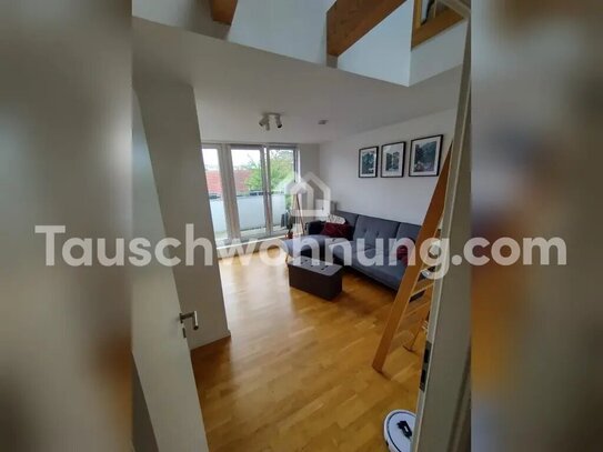 [TAUSCHWOHNUNG] Maisonette in St. Georg mit Balkon und Yoga-Studio im Haus