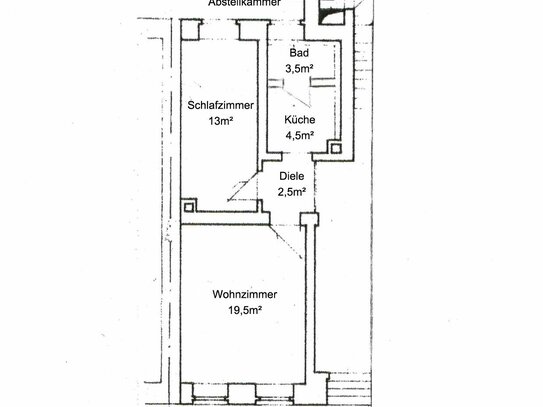 Kleine feine 2-Raum Wohnung in Schlosschemnitz