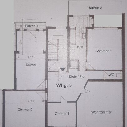 Schöne 4 Zimmer Wohnung in Rheinstetten Mörsch