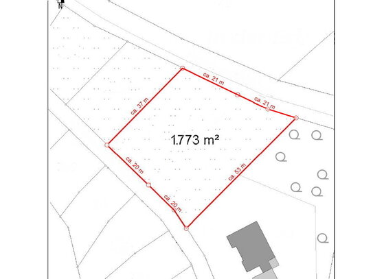 Baugrundstück / 1.773 m² (teilbar) / mit Weitsicht