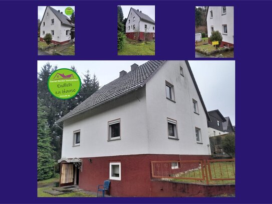 ** Haus in Herborn-Seelbach + Garten + zwei Garagen **