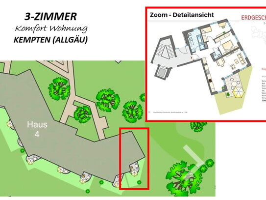 exklusive 3-Zimmer Wohnung - Funkenwiese