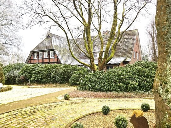 Idyllisches Fachwerkjuwel mit Pool vor den Toren Hamburgs