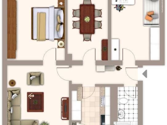 Demnächst frei! 4-Zimmer-Wohnung in Mönchengladbach Mülfort