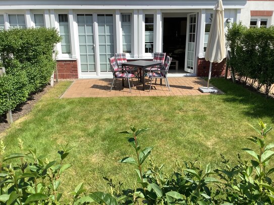 Langeoog, 2 Zimmer-Wohnung mit Terrasse Garten Parterre