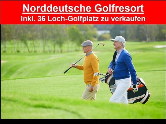 Norddeutsches Golfresort inkl. 36 Loch-Golfplatz zu verkaufen