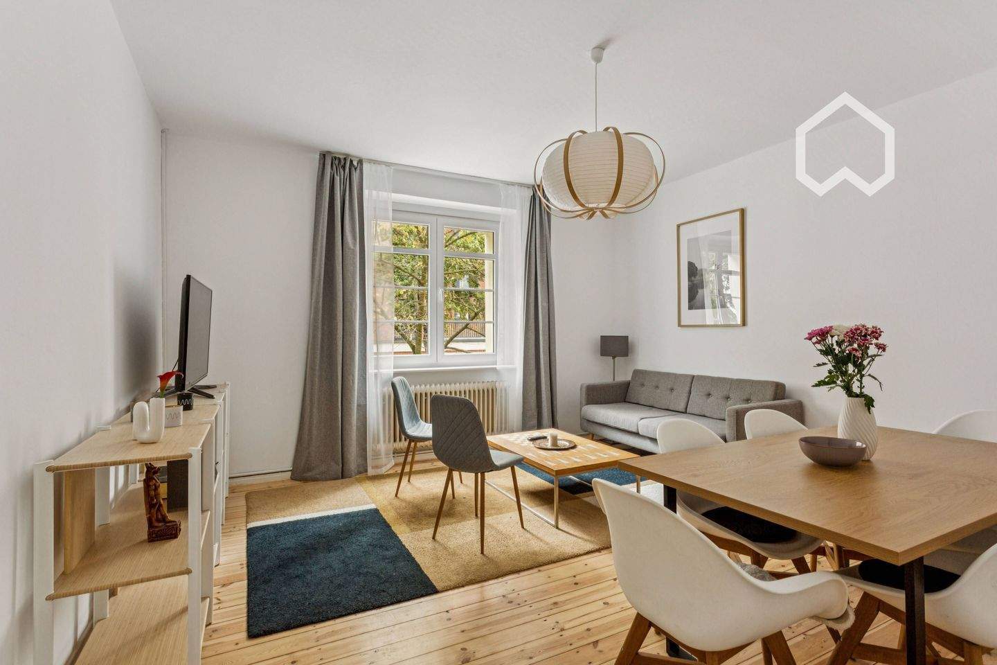 Designer-Altbau mit Balkon ins Grüne - Oase in Neukölln - Photo 1